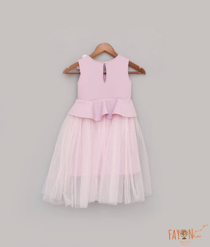Manufactured by FAYON KIDS (Noida, U.P) Lilac Neoprene Dress for Girls