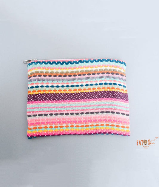 Manufactured by FAYON KIDS (Noida, U.P) Multi Colour Knitted Big Pouch