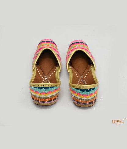 Manufactured by FAYON KIDS (Noida, U.P) Multi Colour Knitted Jutti