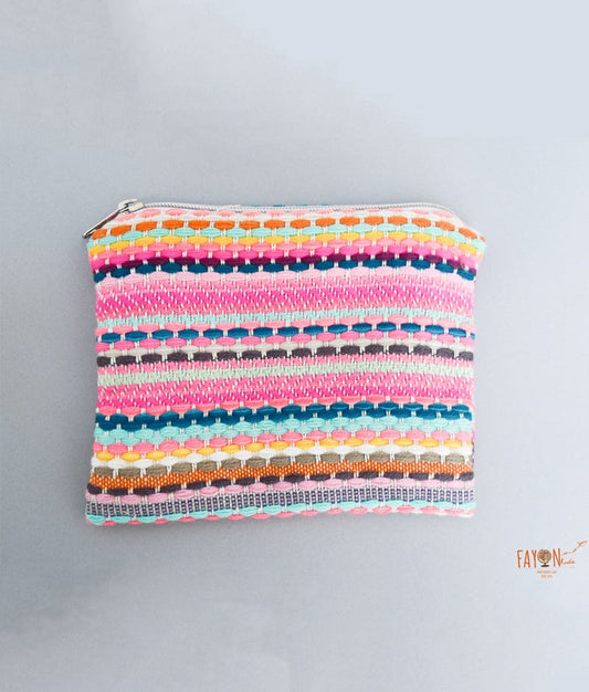 Manufactured by FAYON KIDS (Noida, U.P) Multi Colour Knitted Small Pouch