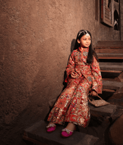 Manufactured by FAYON KIDS (Noida, U.P) Multi Coloured Embroidered Jacket with Pant