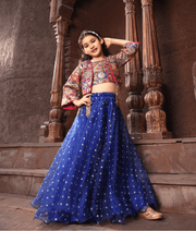 Manufactured by FAYON KIDS (Noida, U.P) Multi Coloured Jacket with Top and Sharara