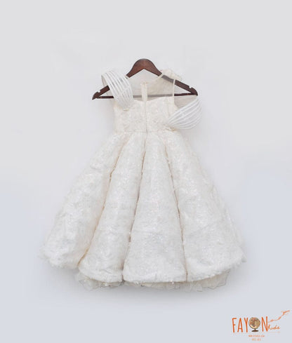 Off-white Butterfly Gown