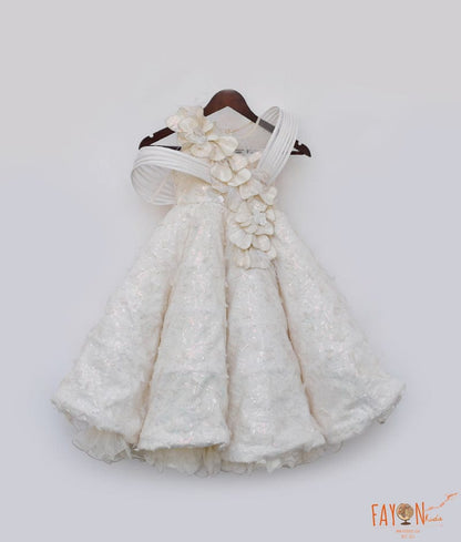 Off-white Butterfly Gown