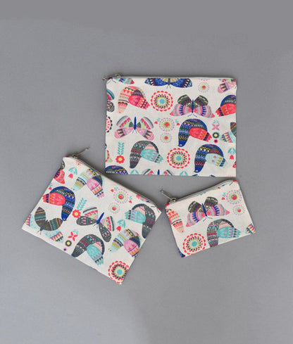 Manufactured by FAYON KIDS (Noida, U.P) Off white Printed Pouch Set