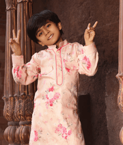 Manufactured by FAYON KIDS (Noida, U.P) Peach Kurta Salwar Set