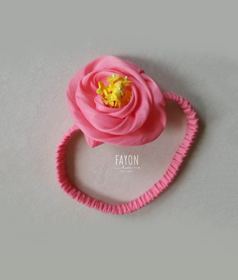 Manufactured by FAYON KIDS (Noida, U.P) Pink Elastic Hair band