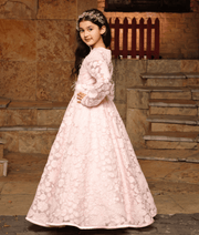 Manufactured by FAYON KIDS (Noida, U.P) Pink Floral Anarkali