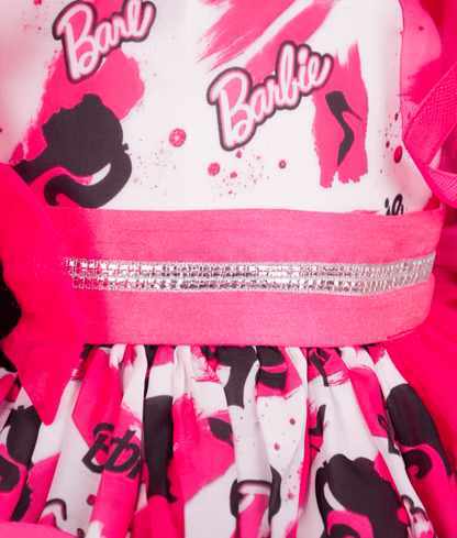Manufactured by FAYON KIDS (Noida, U.P) Pink Printed Dress for Girls