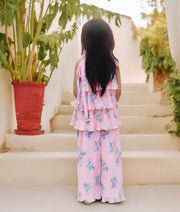 Manufactured by FAYON KIDS (Noida, U.P) Printed Layered kurti Plazzo Set