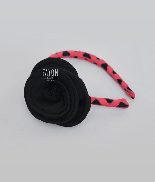 Manufactured by FAYON KIDS (Noida, U.P) Red Black Lycra Hair band