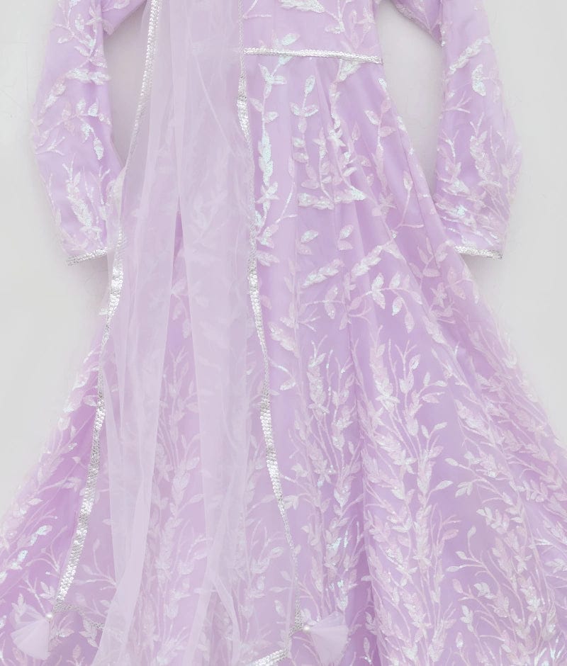 Manufactured by FAYON KIDS (Noida, U.P) Sparkling Lilac Anarkali