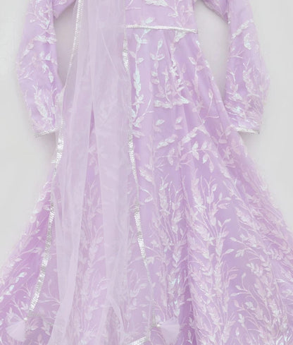 Manufactured by FAYON KIDS (Noida, U.P) Sparkling Lilac Anarkali