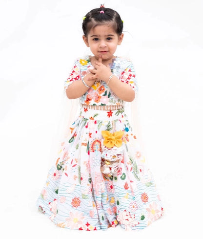 White Embroidered Lehenga Choli