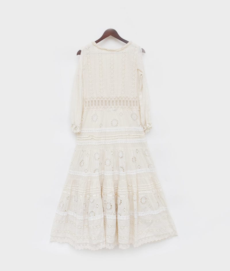 Manufactured by FayonKids Off white Dress
