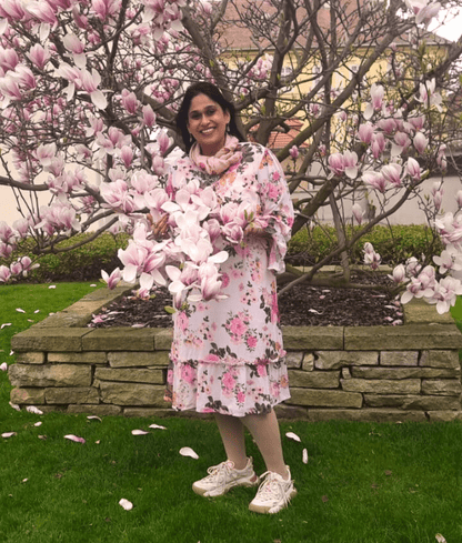 Manufactured by FayonKids Peach Printed Dress