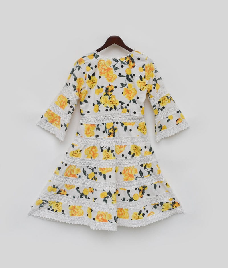 Manufactured by FayonKids Yellow Flower Dress