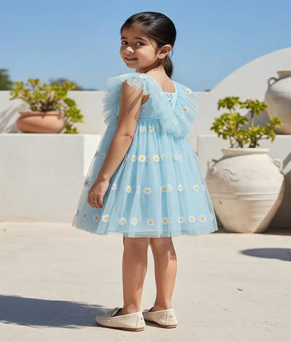 Pret Blue Bloom Net Dress