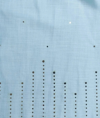 Pret Blue Faux Mukaish Work Kurti with Sharara