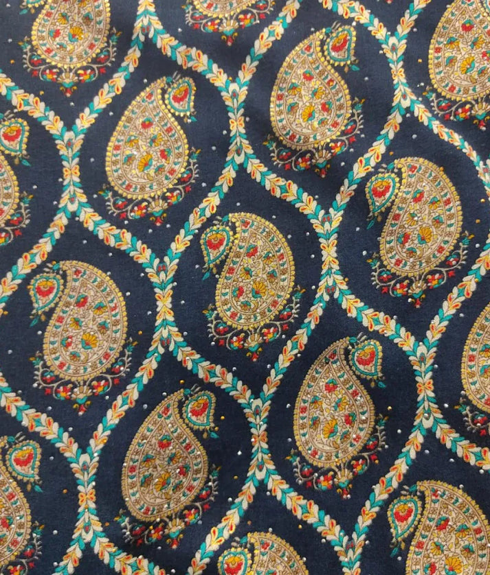 Pret Blue Printed Kurti Salwar Set