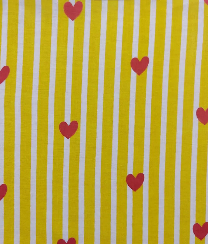 Pret Coral Kurti with Hearts Printed Farshi Salwar