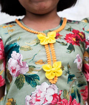 Pret Green Printed Kurti with Plazo