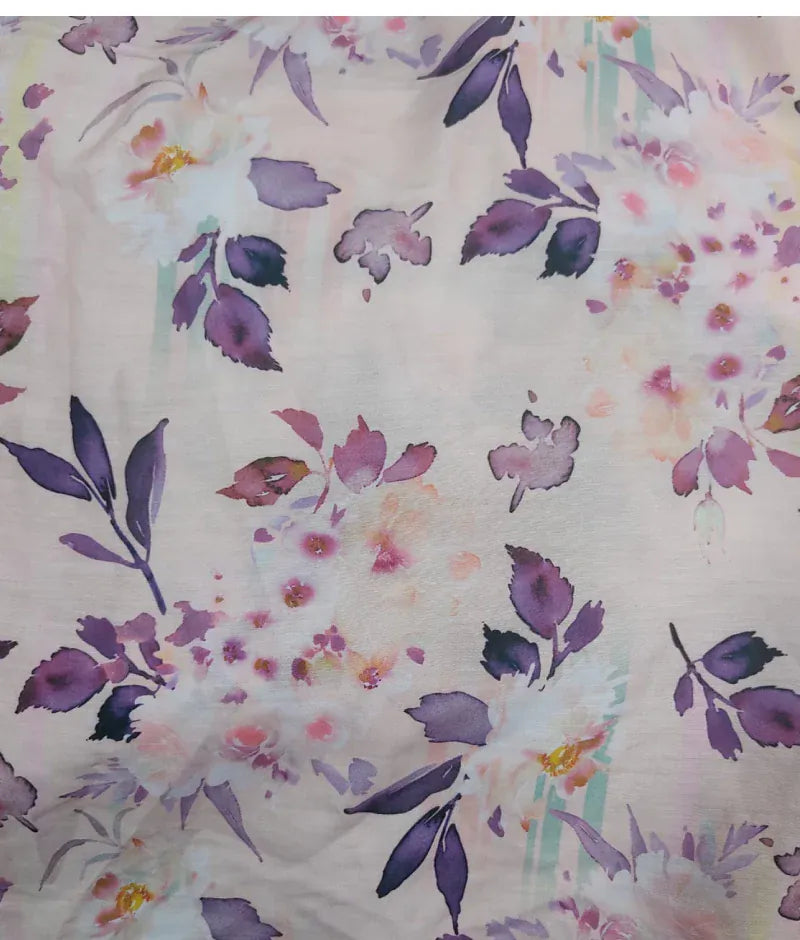 Pret Lilac Printed Kurti with Sharara for Girls