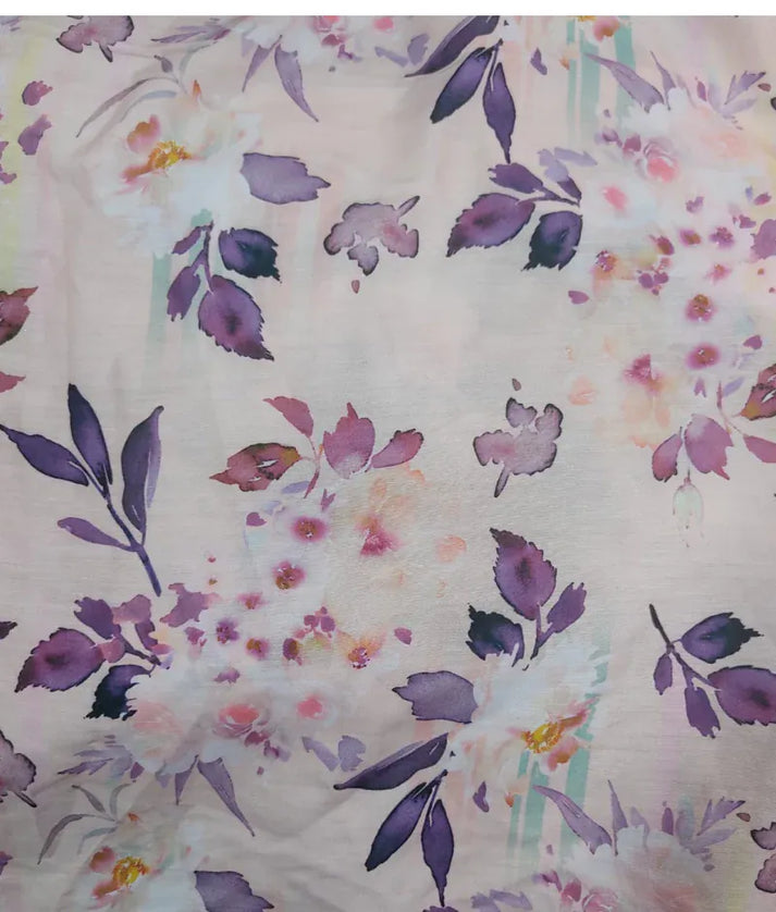 Pret Lilac Printed Kurti with Sharara for Girls