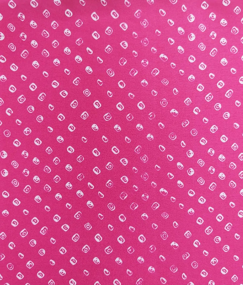 Pret Pink Bandhej Kurti with Salwar
