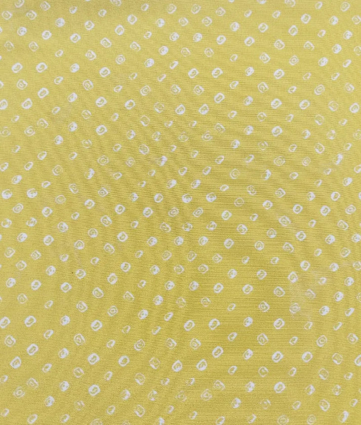 Pret Yellow Bandhej Kurti with Dhoti