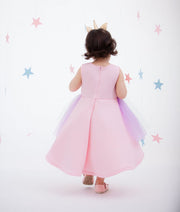 Baby Pink Unicorn Dress for Girls