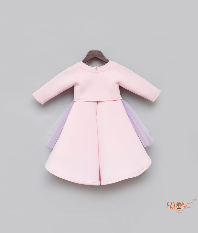Fayon Kids Baby Pink Unicorn Dress with Jacket for Girls