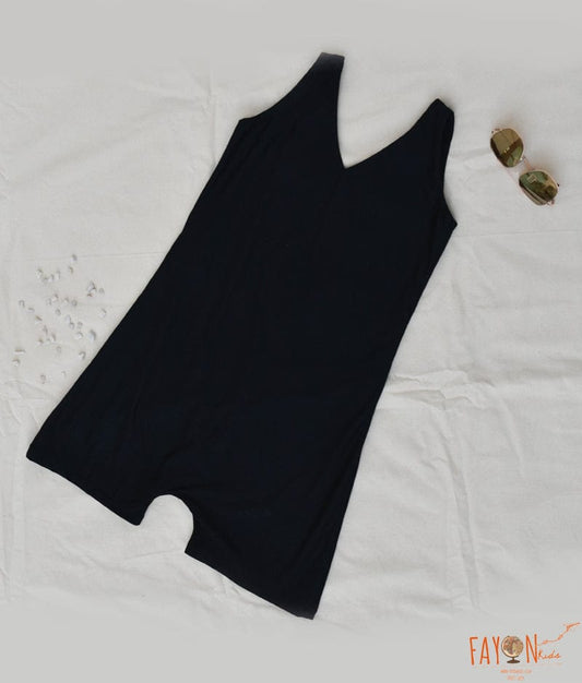 Black Lycra Swim Wear for Girls