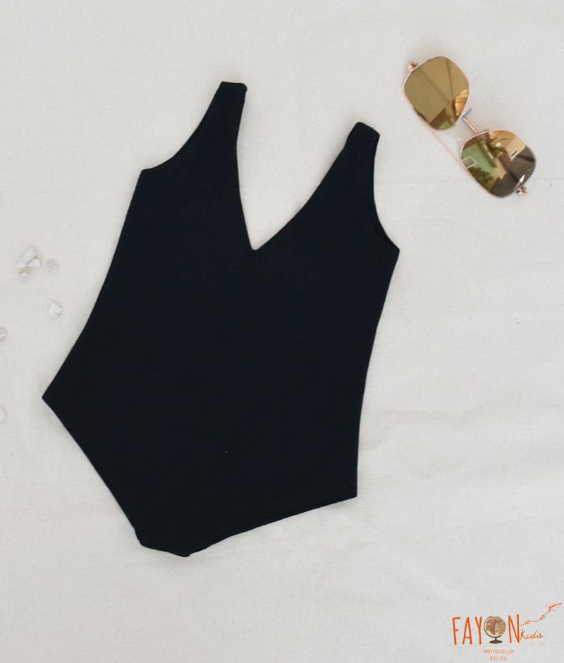 Fayon Kids Black Swim Wear for Girls