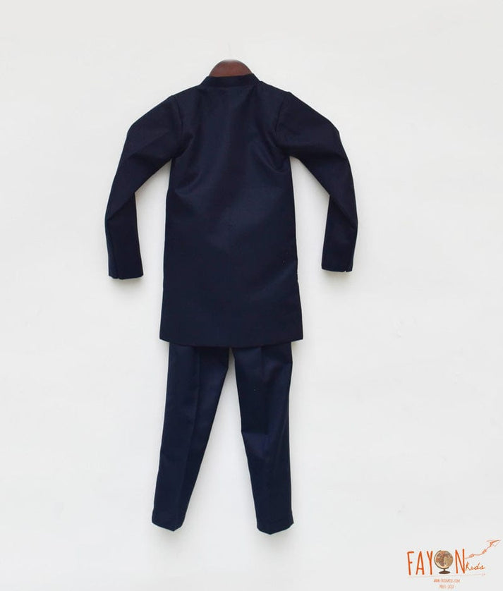 Dark Blue Bandgala with Pant for Boys