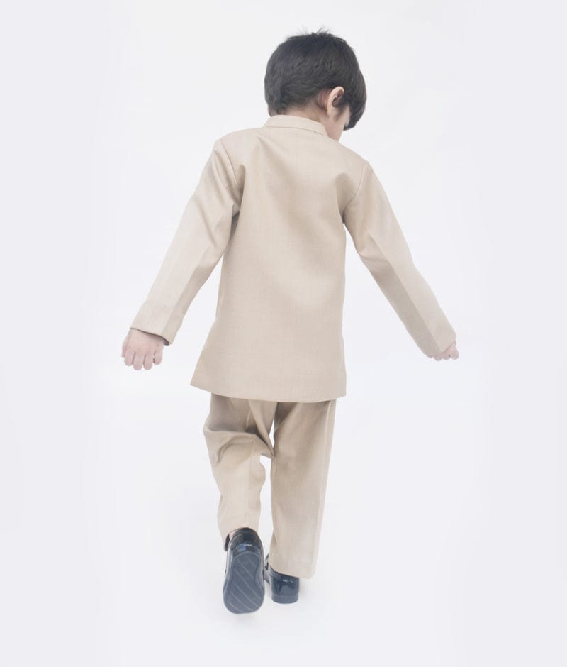 Fayon Kids Gold Bandgala with Pant for Boys