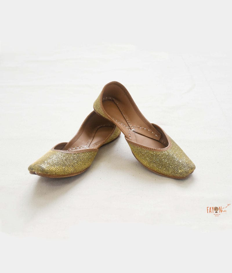 Golden Shimmer Jutti for Girls - Main Image
