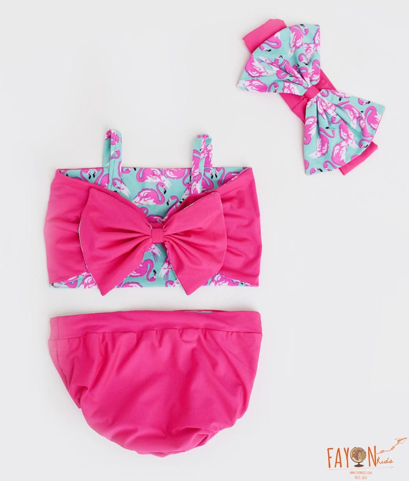 Fayon Kids Hot Pink Swim wear for Girls