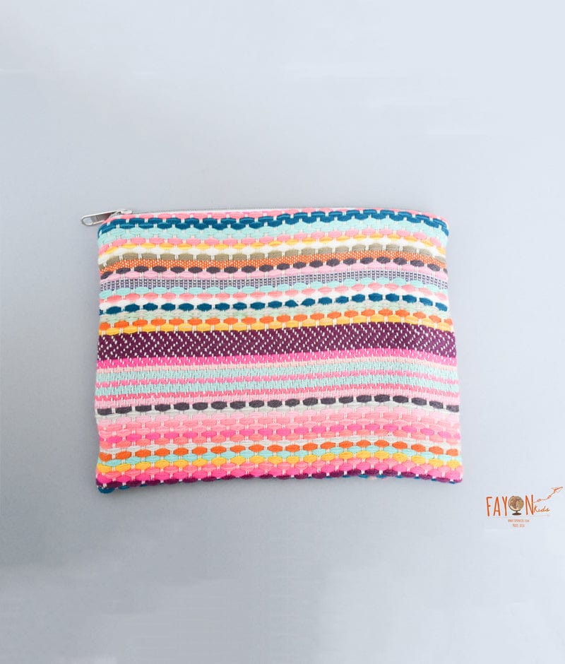 Buy Multi Colour Knitted Big Pouch for Girls Online
