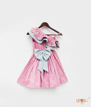 Pink Shimmer Frock for Girls