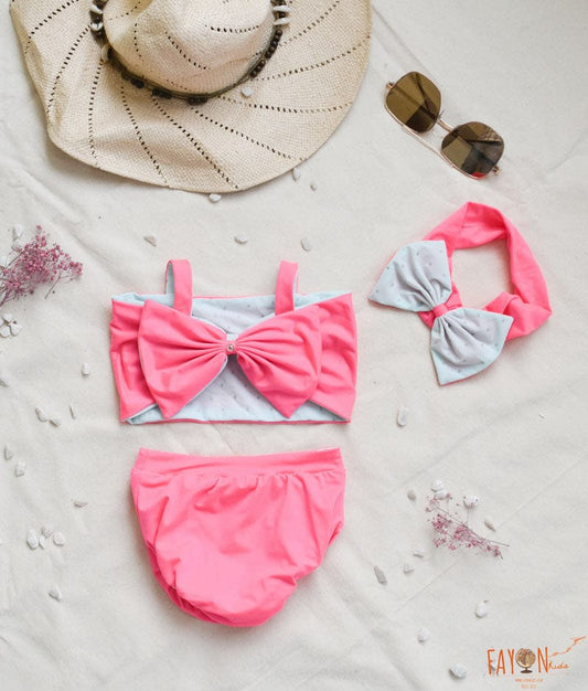 Fayon Kids Pink Swim Wear for Girls