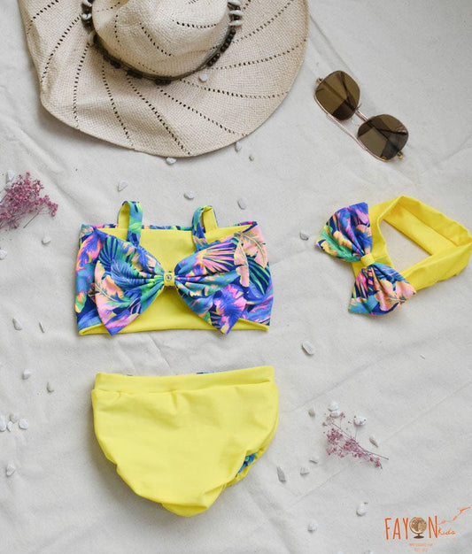 Fayon Kids Printed Swim wear for Girls