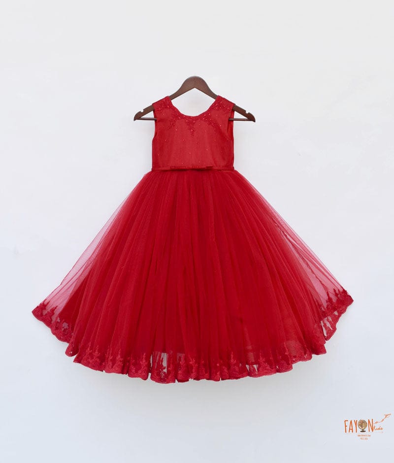 New Designer Red Gown For Women