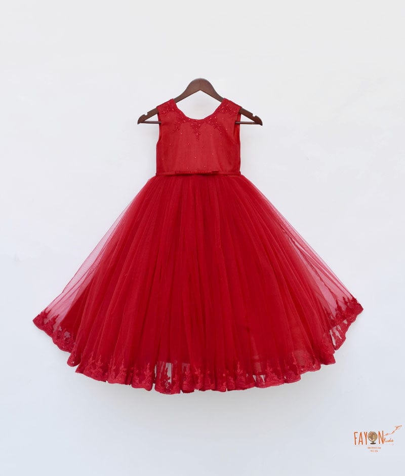 KID1 Purple Rose Party dress - KID1