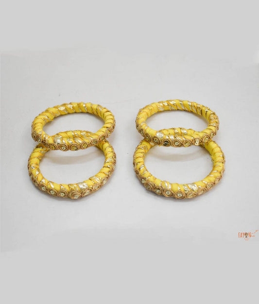 Fayon Kids Yellow Bangle for Girls