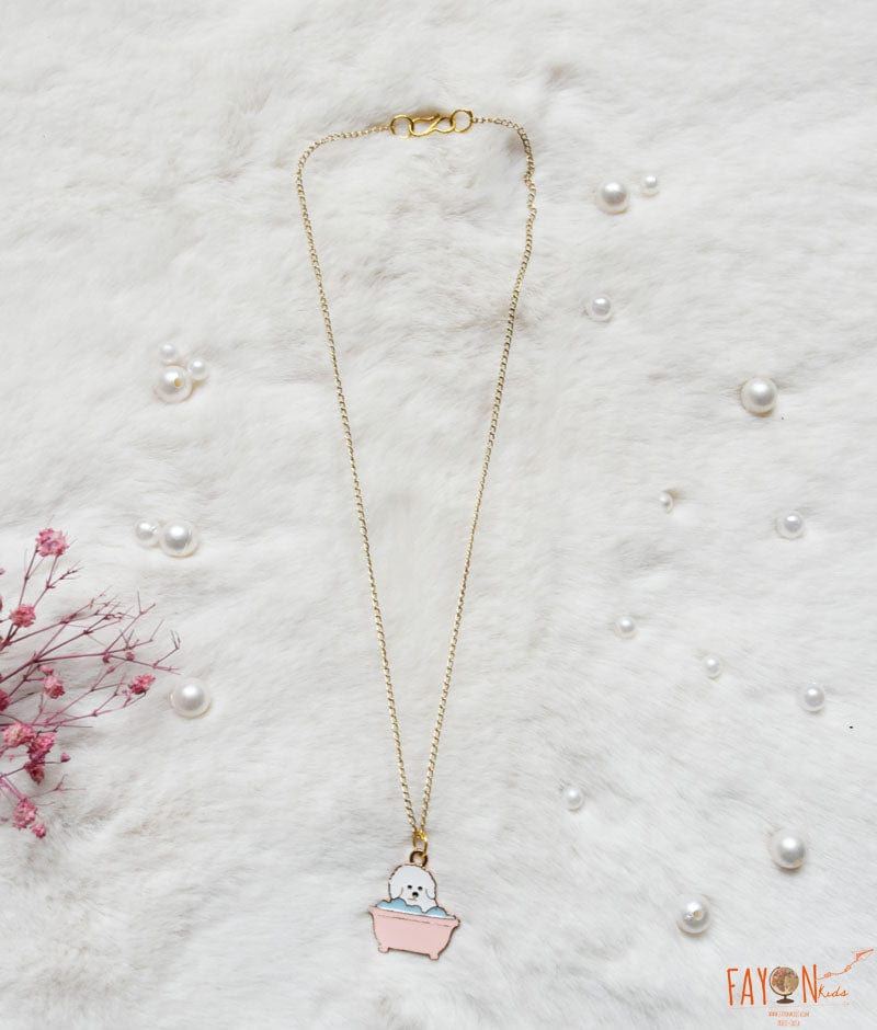Manufactured by FAYON KIDS (Noida, U.P) Dog Charm Pendant for Girls