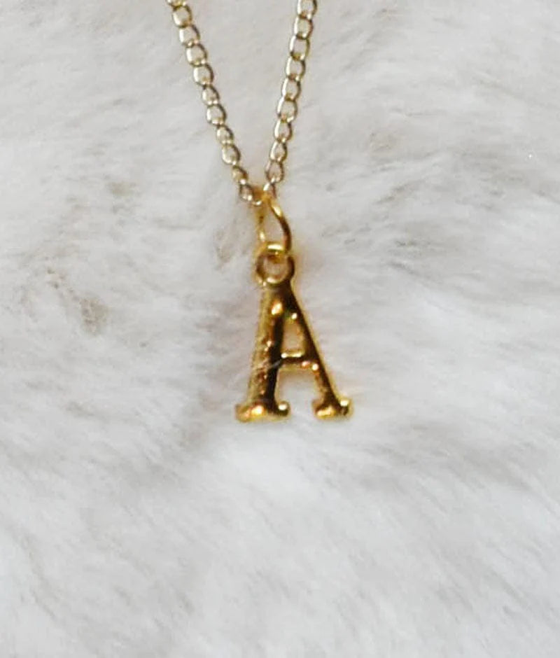 Men's Initial Necklace - Engraved Initial Chain For Men