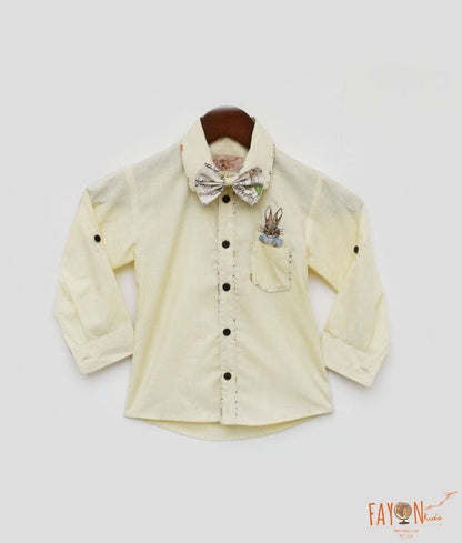 Lemon Yellow Shirt for Boys