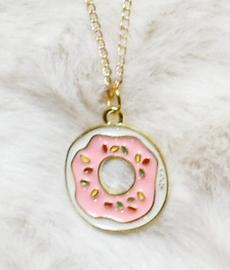 Manufactured by FAYON KIDS (Noida, U.P) Pink Donut Pendant for Girls