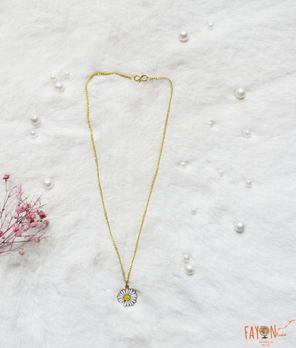 Manufactured by FAYON KIDS (Noida, U.P) Sunflower Chram Pendant for Girls